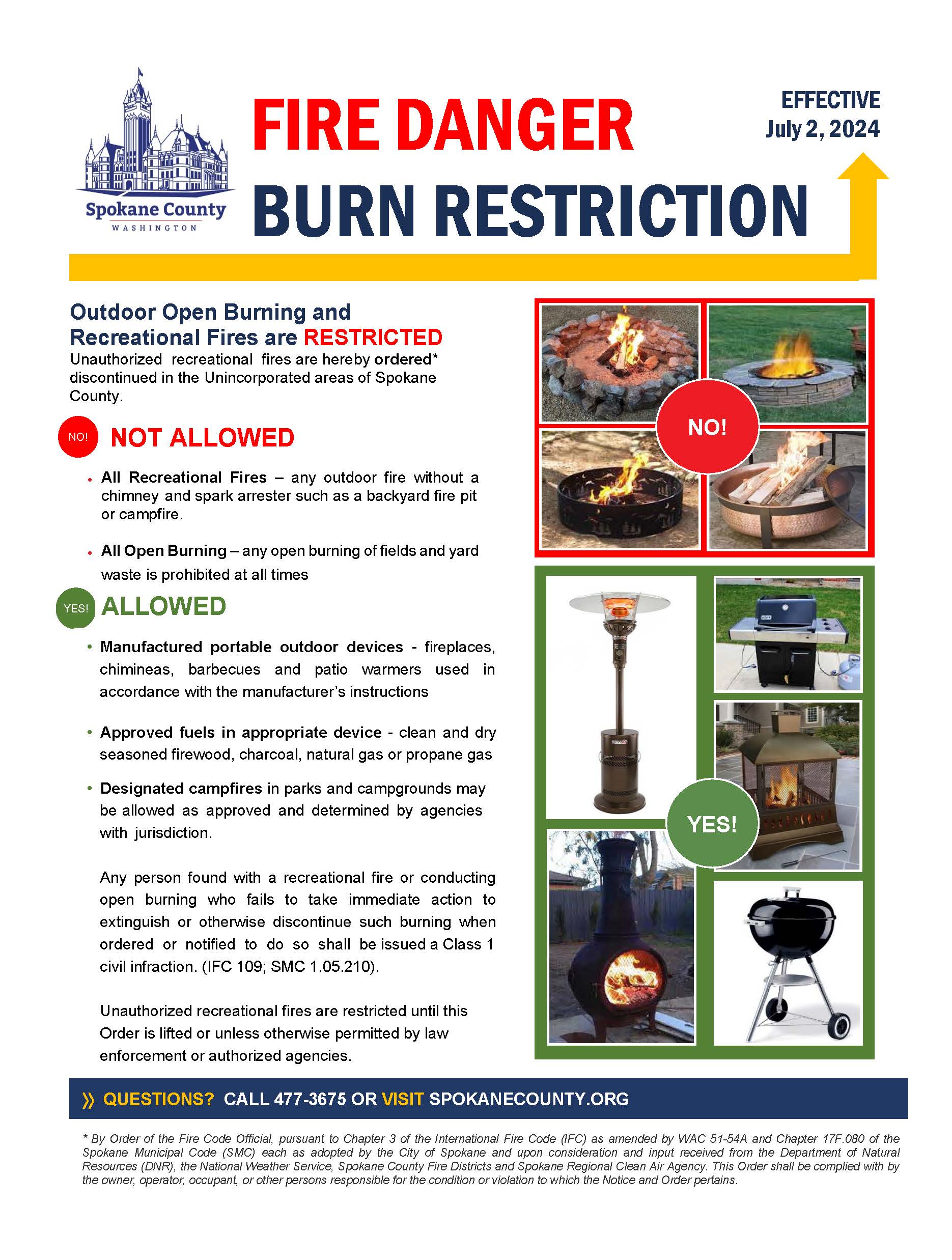 2024 Restriction Notice flyer