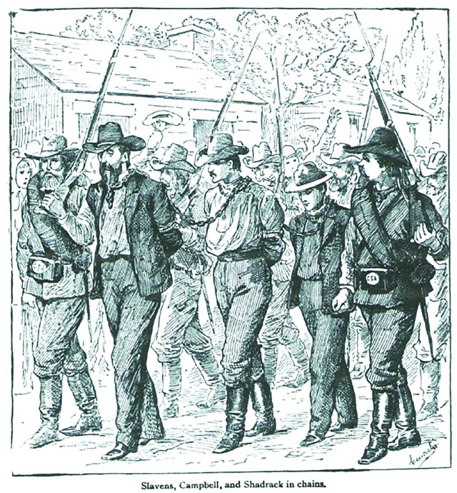 Thousands of Confederate soldiers and citizens scoured the countryside for the raiders and after 12 days, all 22 of the men were captured and taken as prisoners. They spent the first three weeks chained together living with rats and mice in what...