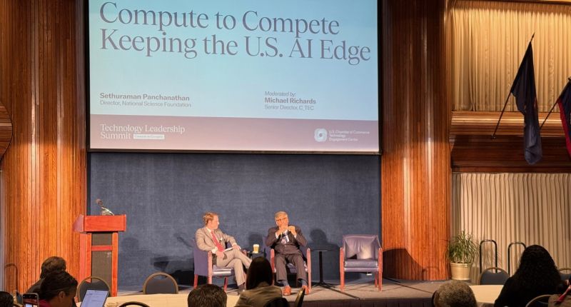 Panchanathan attended the first annual Technology Leadership Summit to participate in a fireside chat with Michael Richards, senior director at the Chamber Technology Engagement Center, U.S. Chamber of Commerce.