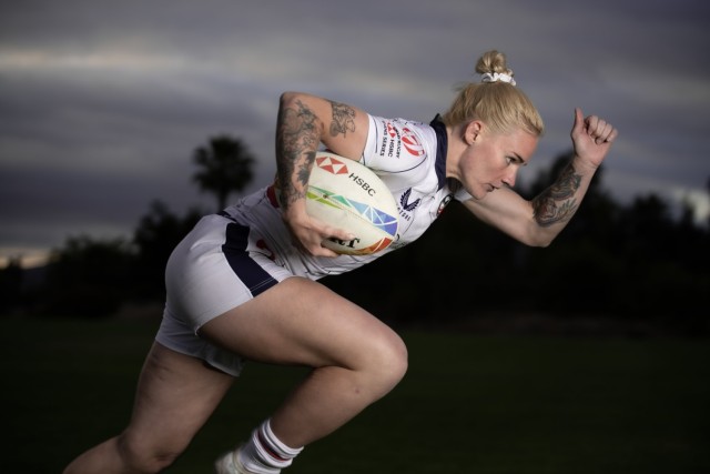 Army Capt. Sammy Sullivan scored on three tries during the 2024 Summer Olympics in Paris. The West Point grad helped Team USA win the bronze medal in a 14-12 victory over Australia.