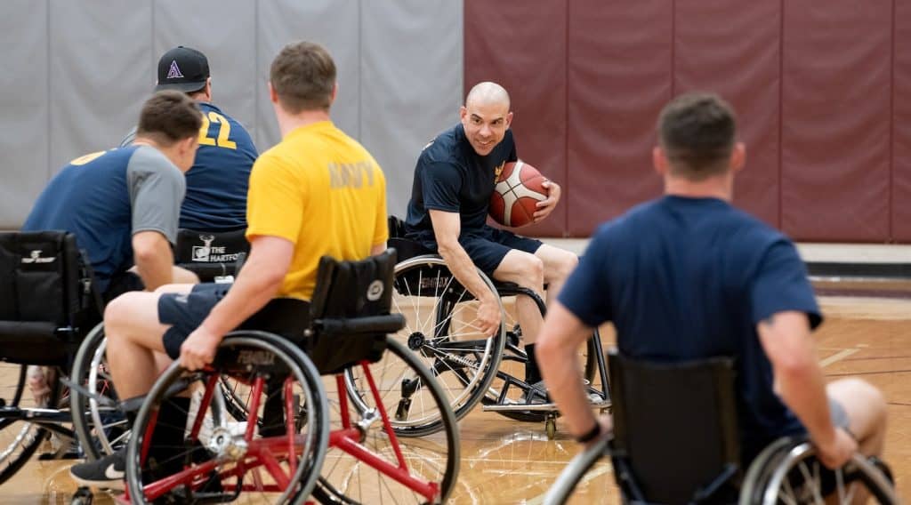 Wheelchair Basketball Tournament Underscores Commitment to Navy Disability Employment