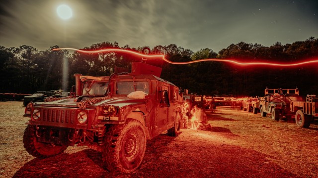 Soldiers from 2nd Brigade Combat Team, 101st Airborne Division (Air Assault) conduct vehicle preparations in anticipation for the large-scale, long-range air assault as part of Operation Lethal Eagle 24.1, April 21, 2024, on Fort Campbell,...