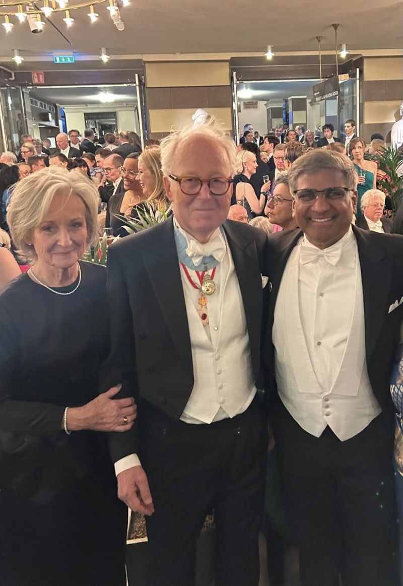 NSF Director Sethuraman Panchanathan attends the Nobel Prize awards ceremony at the Stockholm Concert Hall (Konserthuset Stockholm), in Stockholm, Sweden