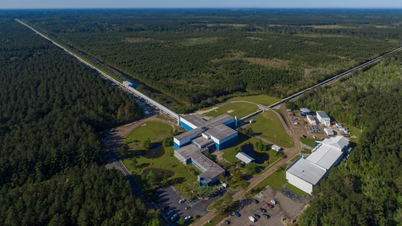 Aerial photo of LIGO Livingston site, 2023